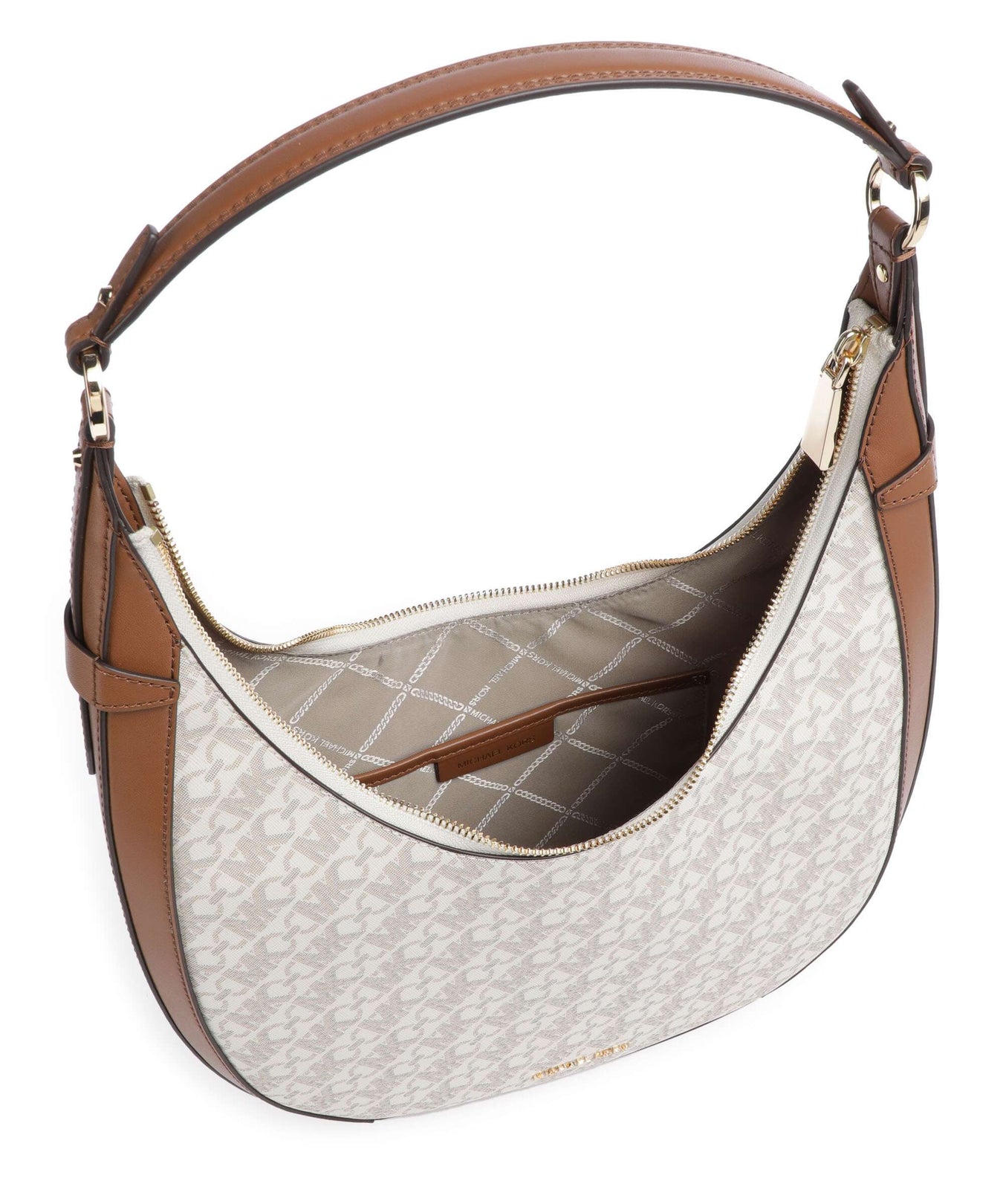 Michael Kors Preston Hobo bag vanilla/acorn