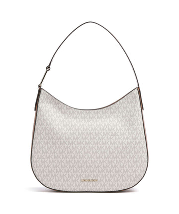 Michael Kors Kensington Hobo väska vanilla/acorn