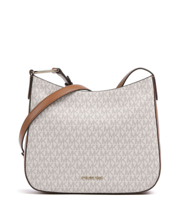 Michael Kors Kensington Hobo väska vanilla/acorn