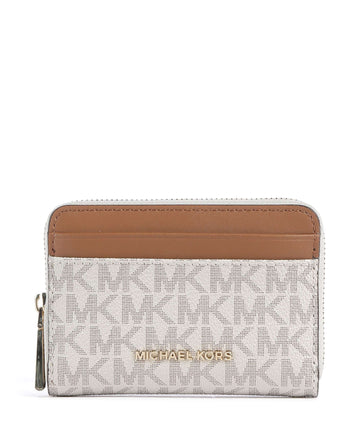 Michael Kors Jet Set Plånbok vanilla/acorn