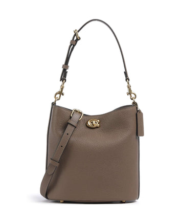 Coach Willow Soft 19 Hobo väska dark stone