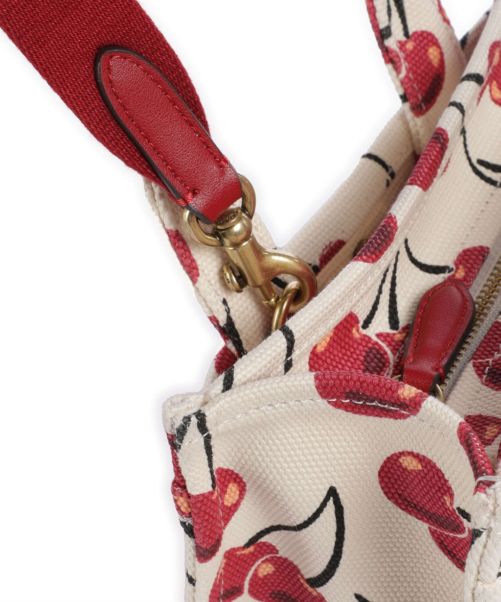 Coach Cargo Cherry Print 20 Crossbody bag chalk/multicolour