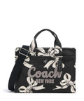 Coach Cargo Bow Print Handbag black/multicolour