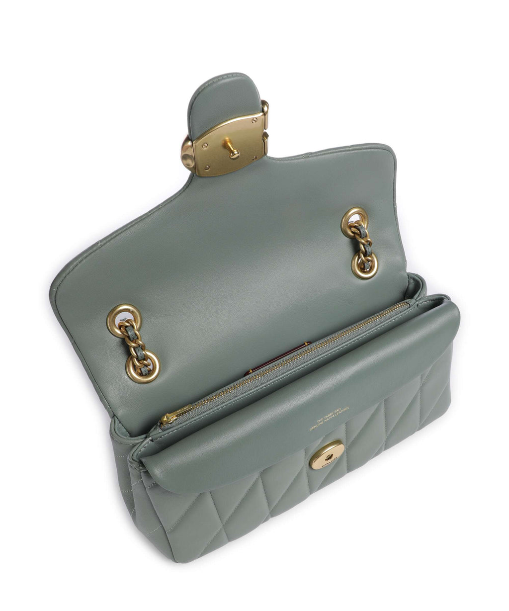 Coach Tabby Quilted 26 Shoulder bag sage