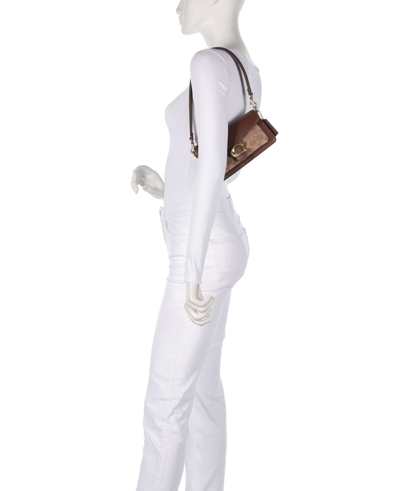 Coach Tabby 20 Shoulder bag tan brown