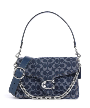 Coach Tabby Signature Chain Axelremsväska deep blue/multicolour