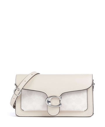 Coach Tabby Chain Crossover väska white chalk