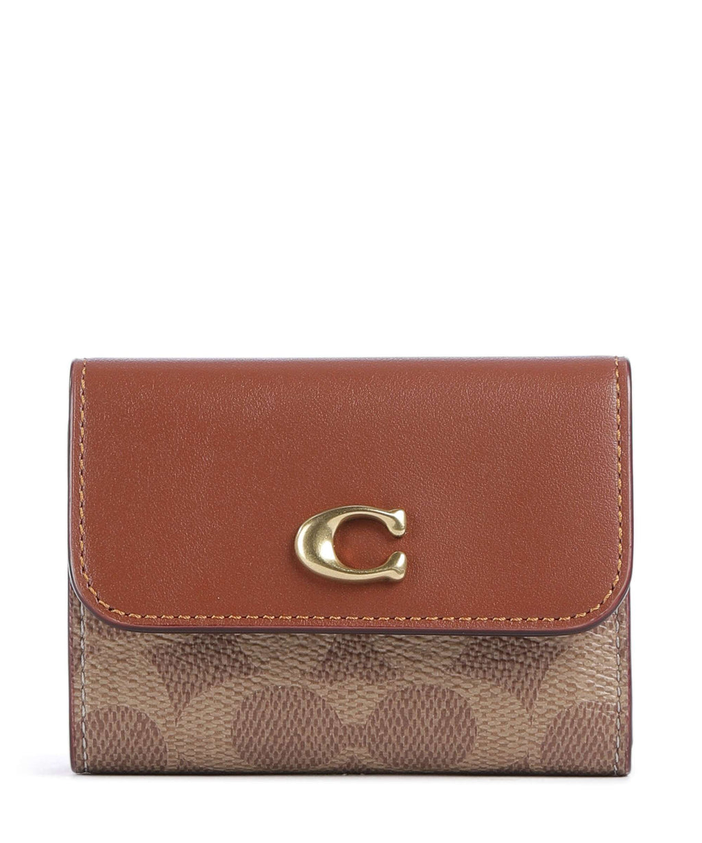 Coach Essential Signature Wallet tan caramel