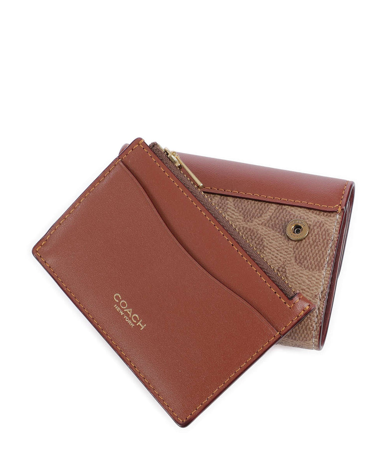 Coach Essential Signature Wallet tan caramel