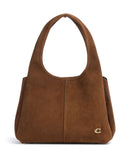 Coach Lana Suede Hobo väska warm brown