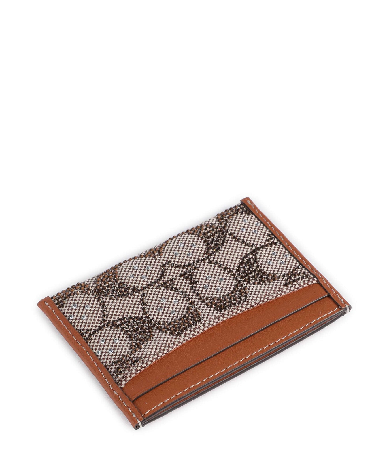 Coach Essential Signature Credit card holder burnished amber