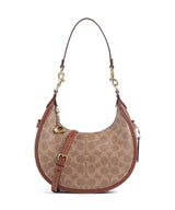 Coach Jonie Signature 22 Axelremsväska tan caramel