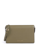 Michael Kors Jet Set Medium Crossover väska safari green