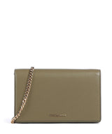 Michael Kors Jet Set Medium Crossover väska safari green