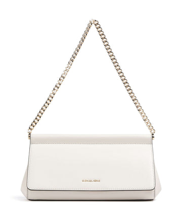 Michael Kors Carmine Medium Axelremsväska light cream