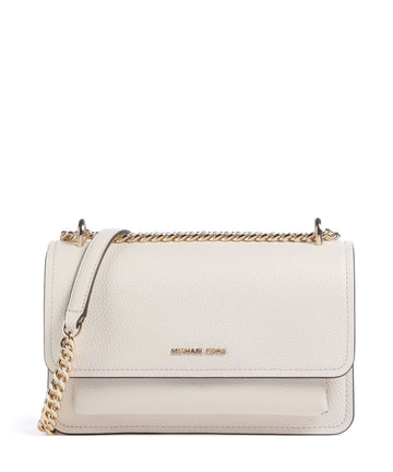 Michael Kors Claire Large Axelremsväska light cream