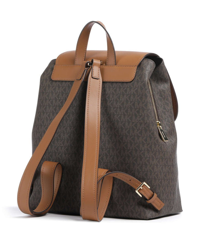 Michael Kors Quinn Medium Backpack brown/acorn