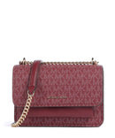 Michael Kors Claire Small Axelremsväska mulberry