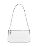 Michael Kors Empire Medium Axelremsväska optic white/alluminium