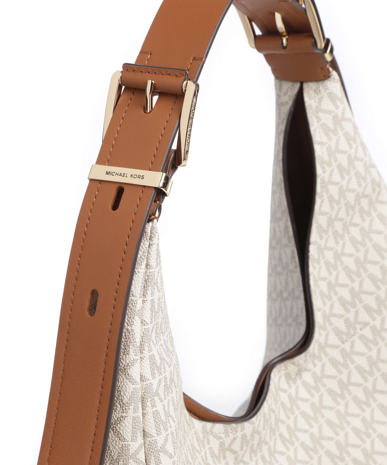 Michael Kors Nolita Large Hobo bag vanilla/acorn