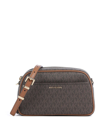 Michael Kors Jet Set Small Crossover väska brown/acorn