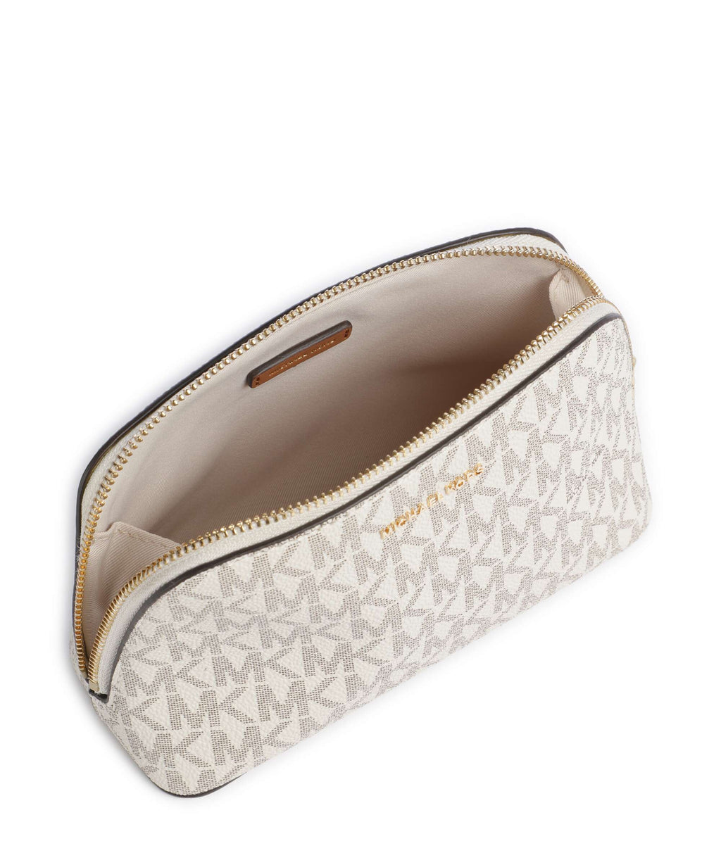 Michael Kors Jet Set Small Cosmetic bag vanilla/acorn