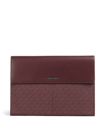 Michael Kors Jet Set Datorfodral oxblood