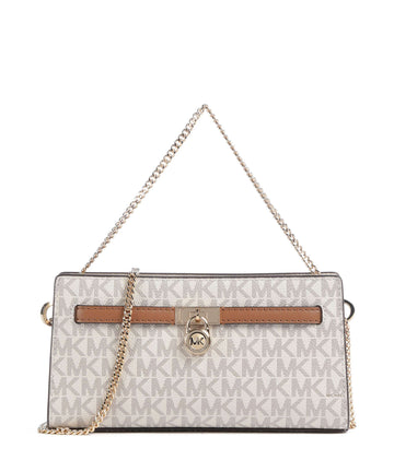 Michael Kors Hamilton XS Crossover väska vanilla/acorn