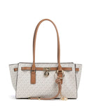 Michael Kors Hamilton Moderne Small Axelremsväska vanilla/acorn
