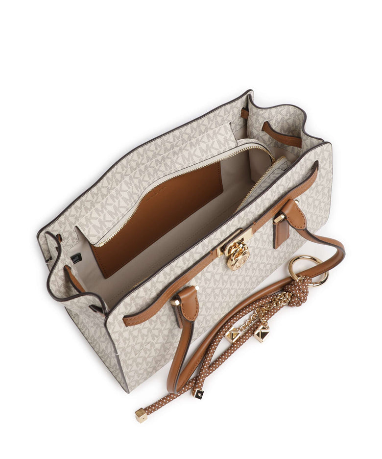 Michael Kors Hamilton Moderne Small Shoulder bag vanilla/acorn