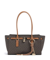 Michael Kors Hamilton Small Axelremsväska brown/acorn