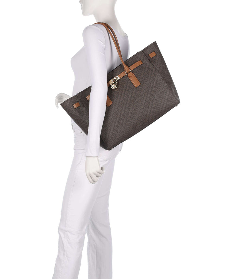 Michael Kors Hamilton Moderne Large Tote bag brown/acorn