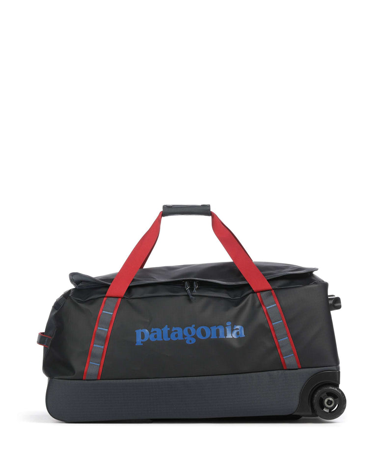 Patagonia Black Hole 70 Travel bag with wheels smolder blue w/amanita red