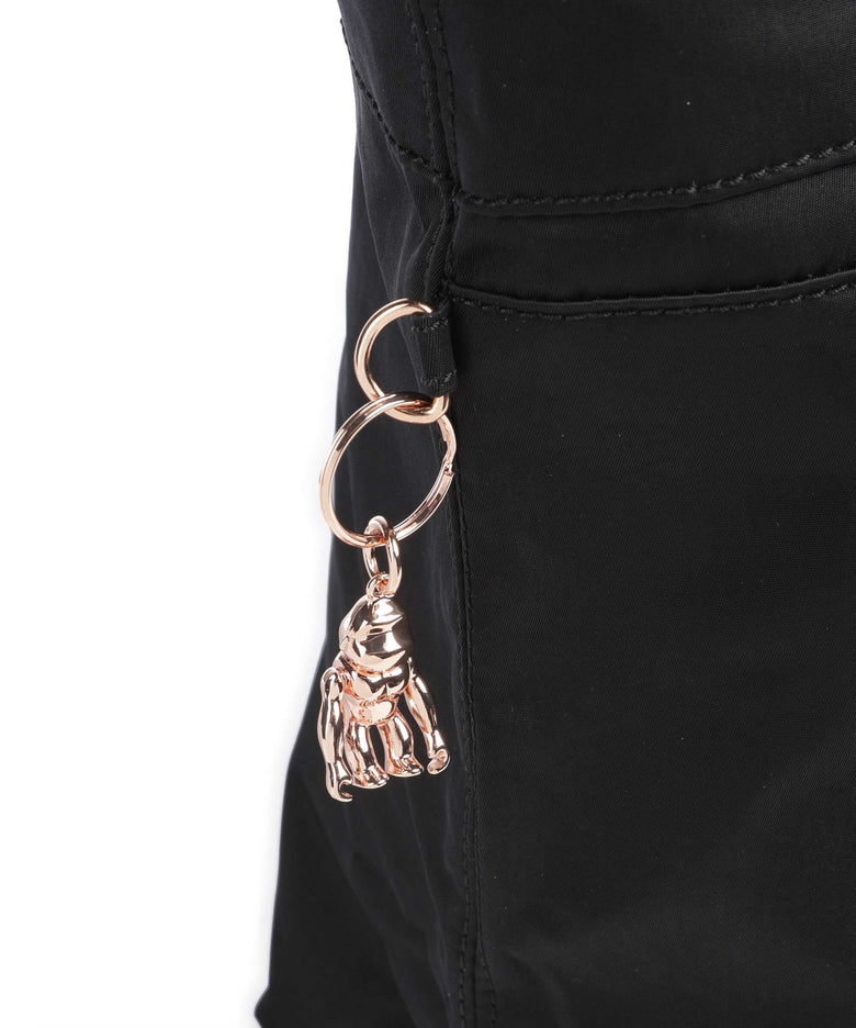 Kipling Charm Colissa Zip Tote bag black rose spice