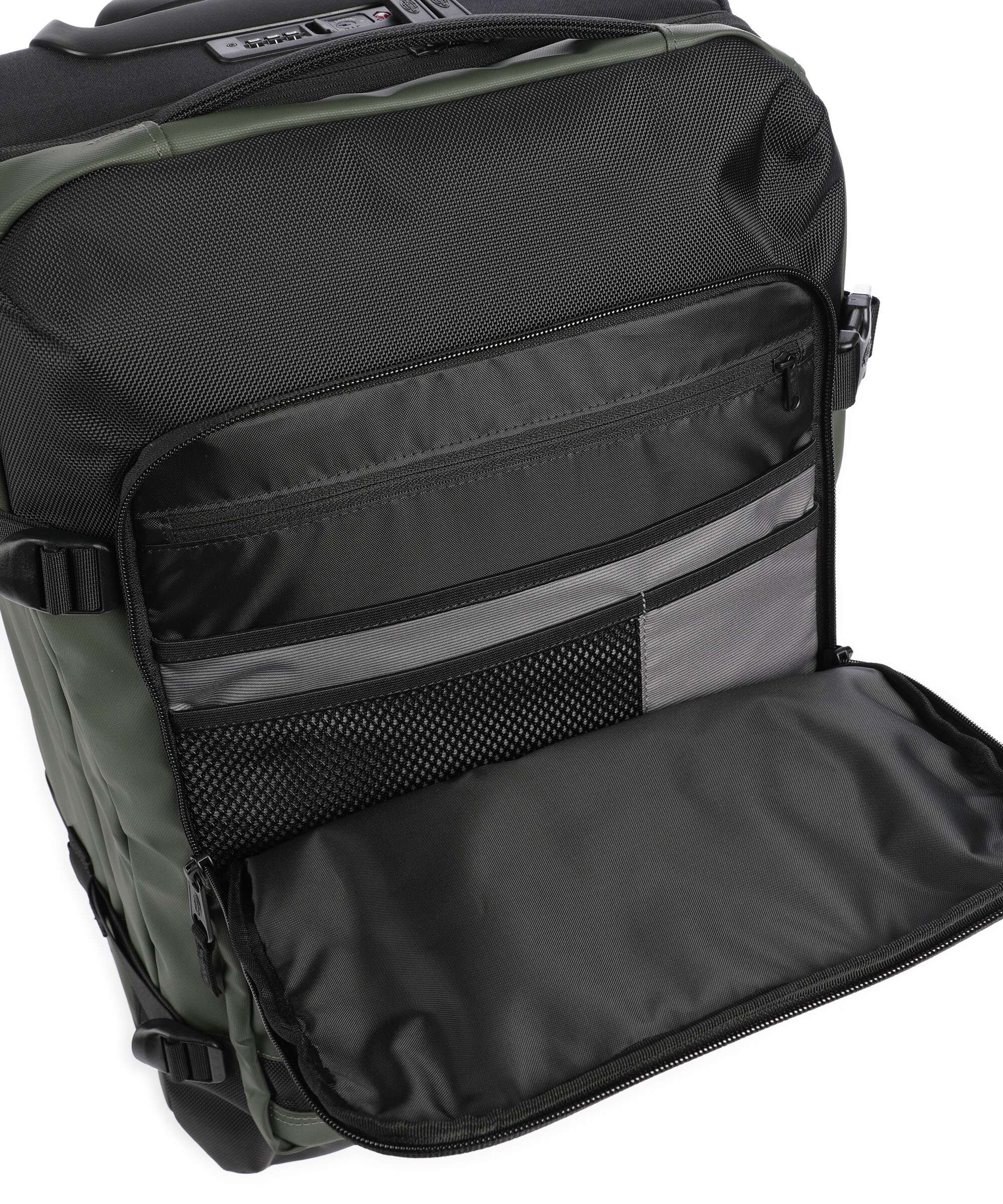 Eastpak Tranverz Cnnct S Travel bag with wheels top khaki
