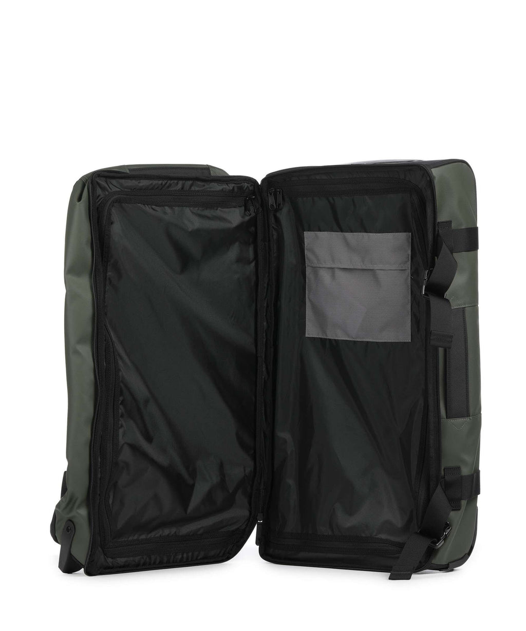 Eastpak Tranverz Cnnct M Travel bag with wheels top khaki