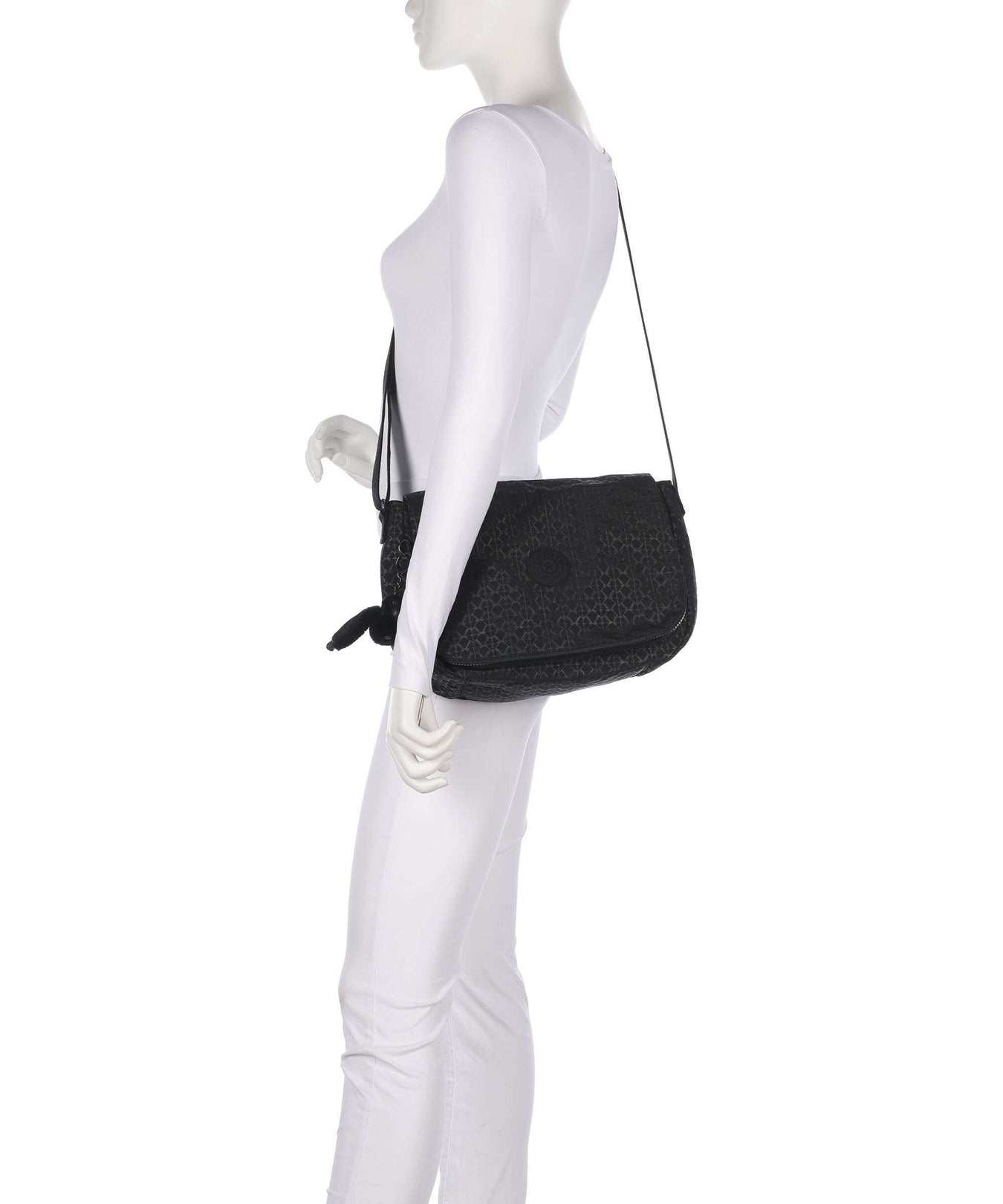 Kipling Basic Earthbeat M Shoulder bag signature embossed