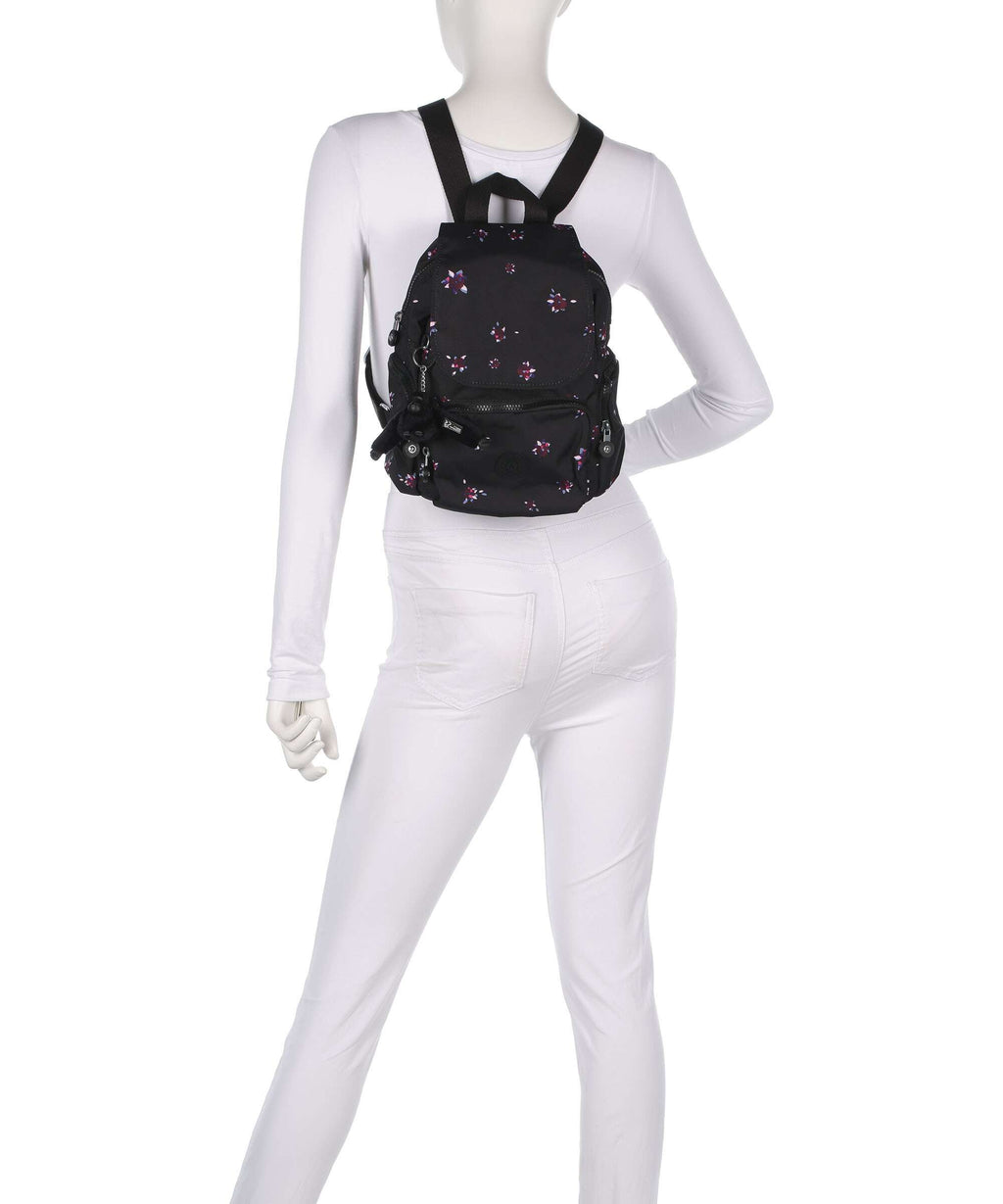 Kipling Basic City Zip Mini Backpack night flower