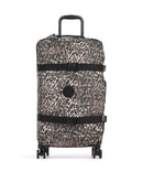 Kipling Basic Spontaneous M Resväska med 4 hjul wild leopard