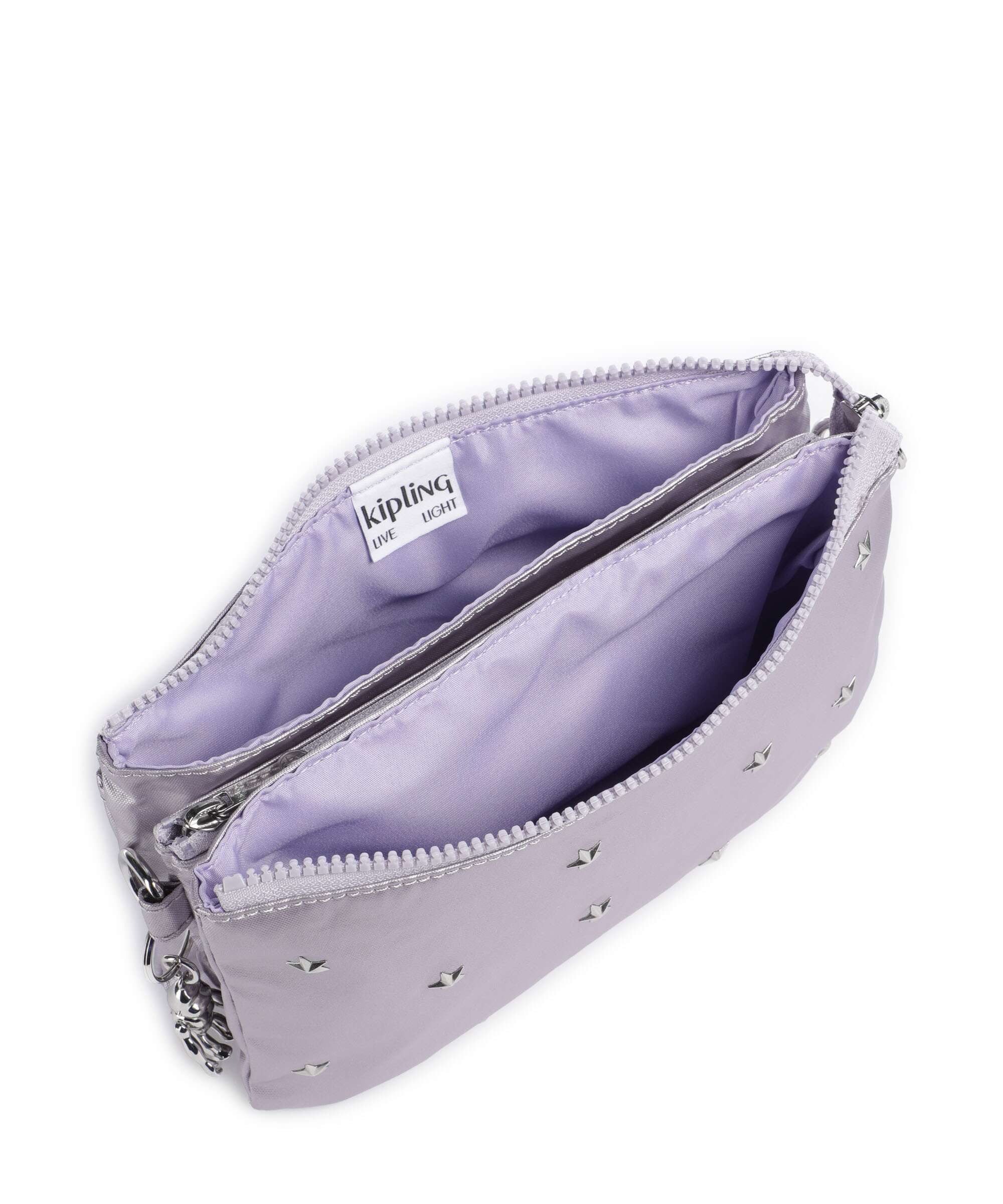 Kipling Holiday Riri Crossbody bag lilac/metallic