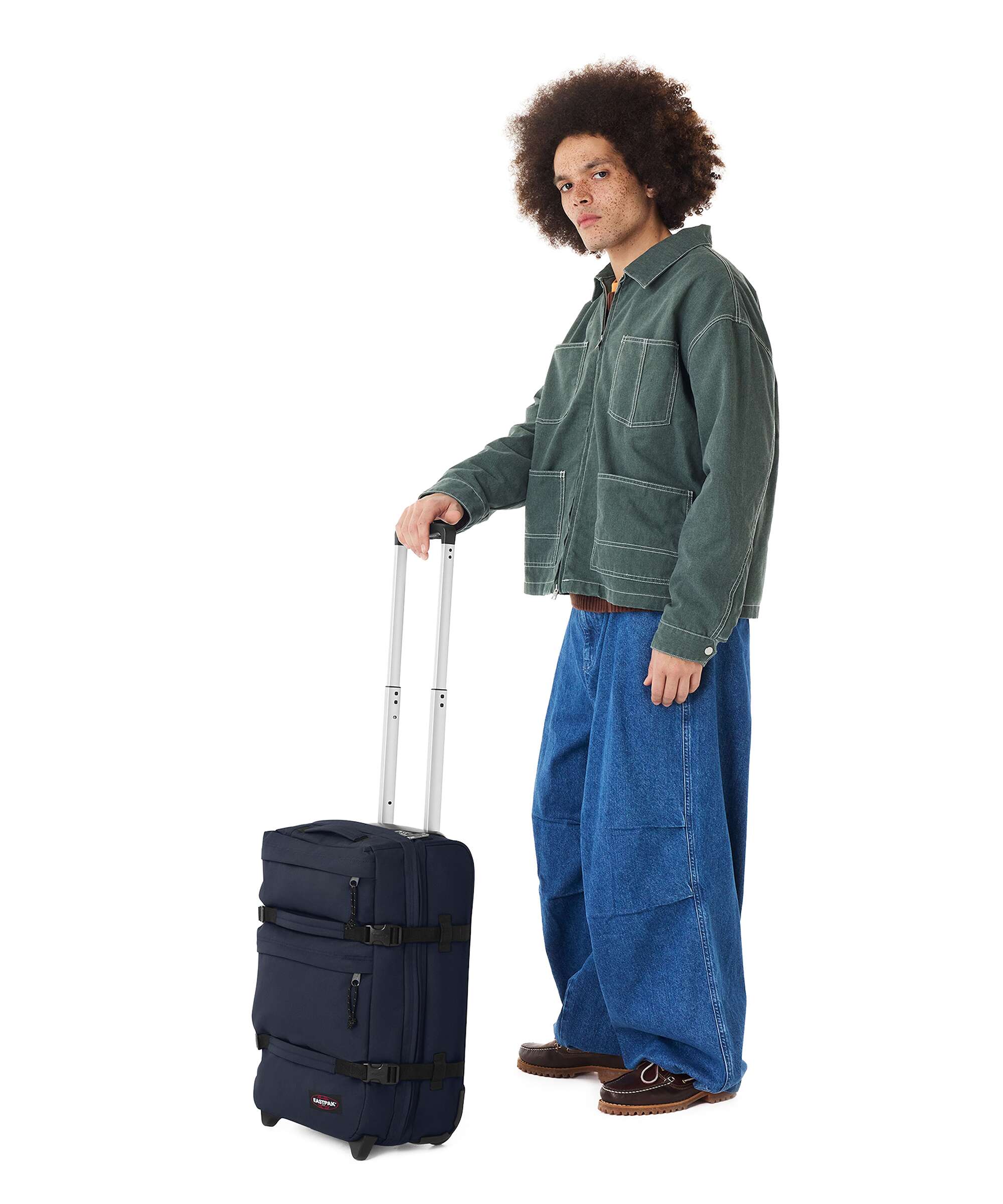 Eastpak Transit'R Plus Core S Travel bag with wheels ultra marine