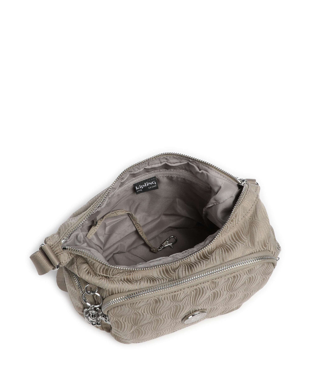 Kipling Elevated Gabb S Crossbody bag diamond wave jacquard