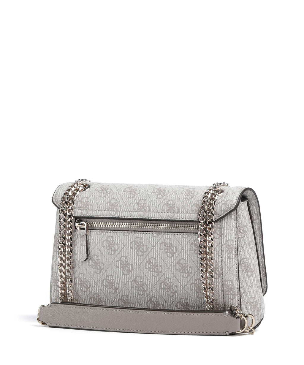 Guess Noelle Shoulder bag dark taupe logo