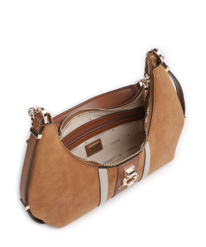 Guess Erenia Shoulder bag cognac multicolour
