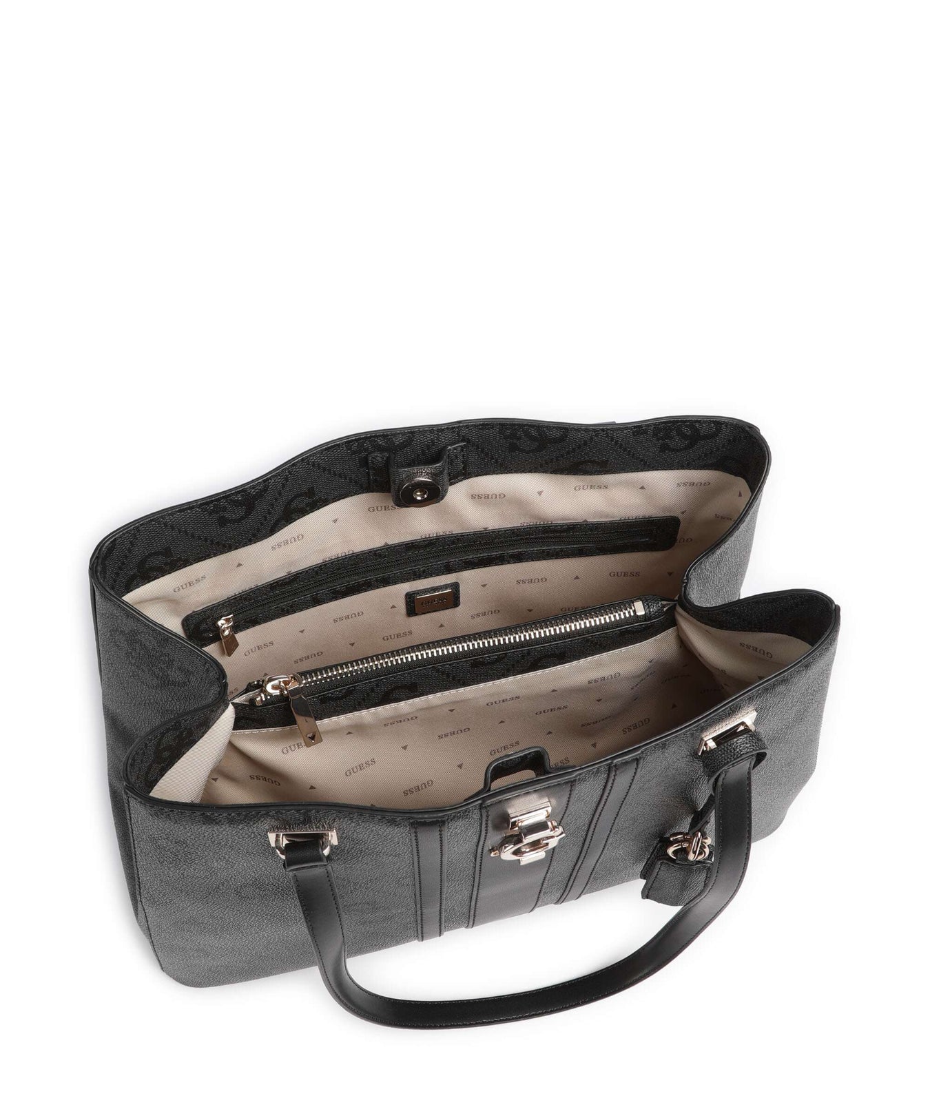 Guess Erenia Tote bag coal logo