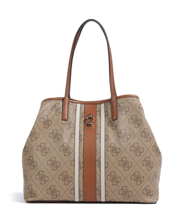 Guess Erenia Shoppingväska latte logo
