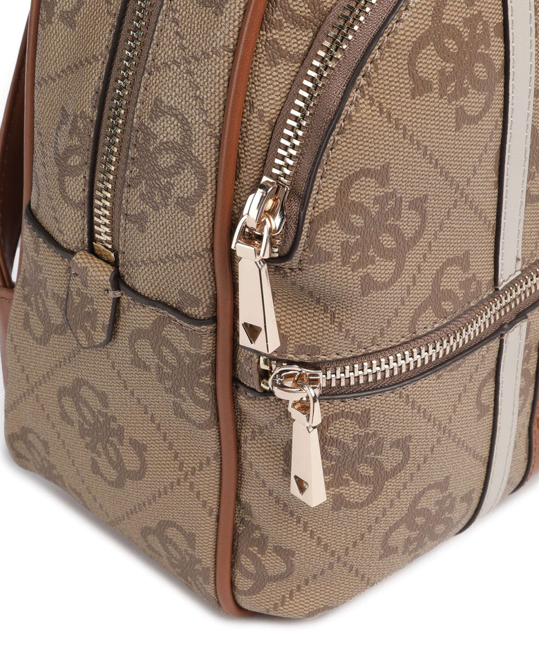 Guess Erenia Backpack latte logo