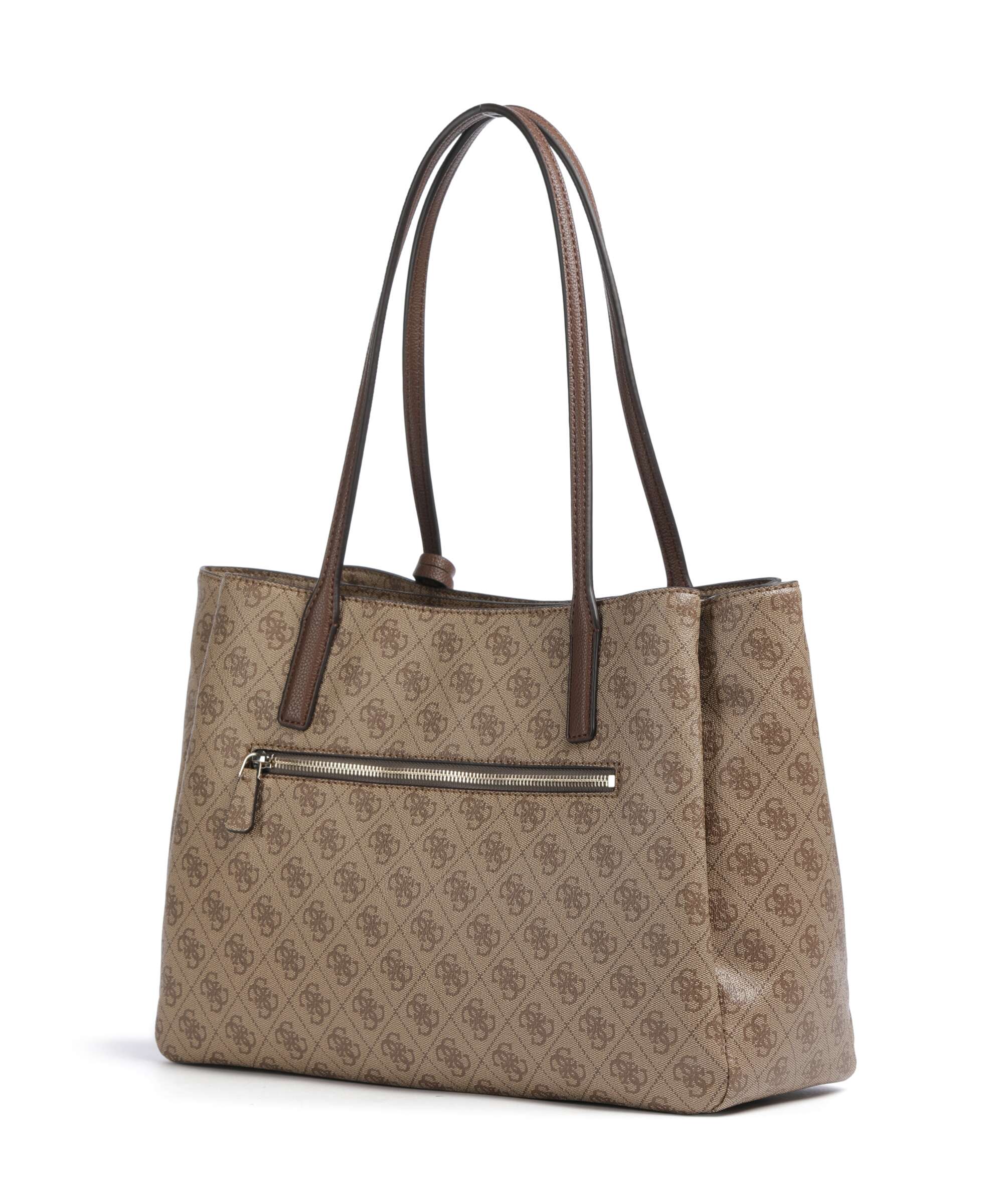 Guess Noelle II Tech Tote bag latte logo/brown