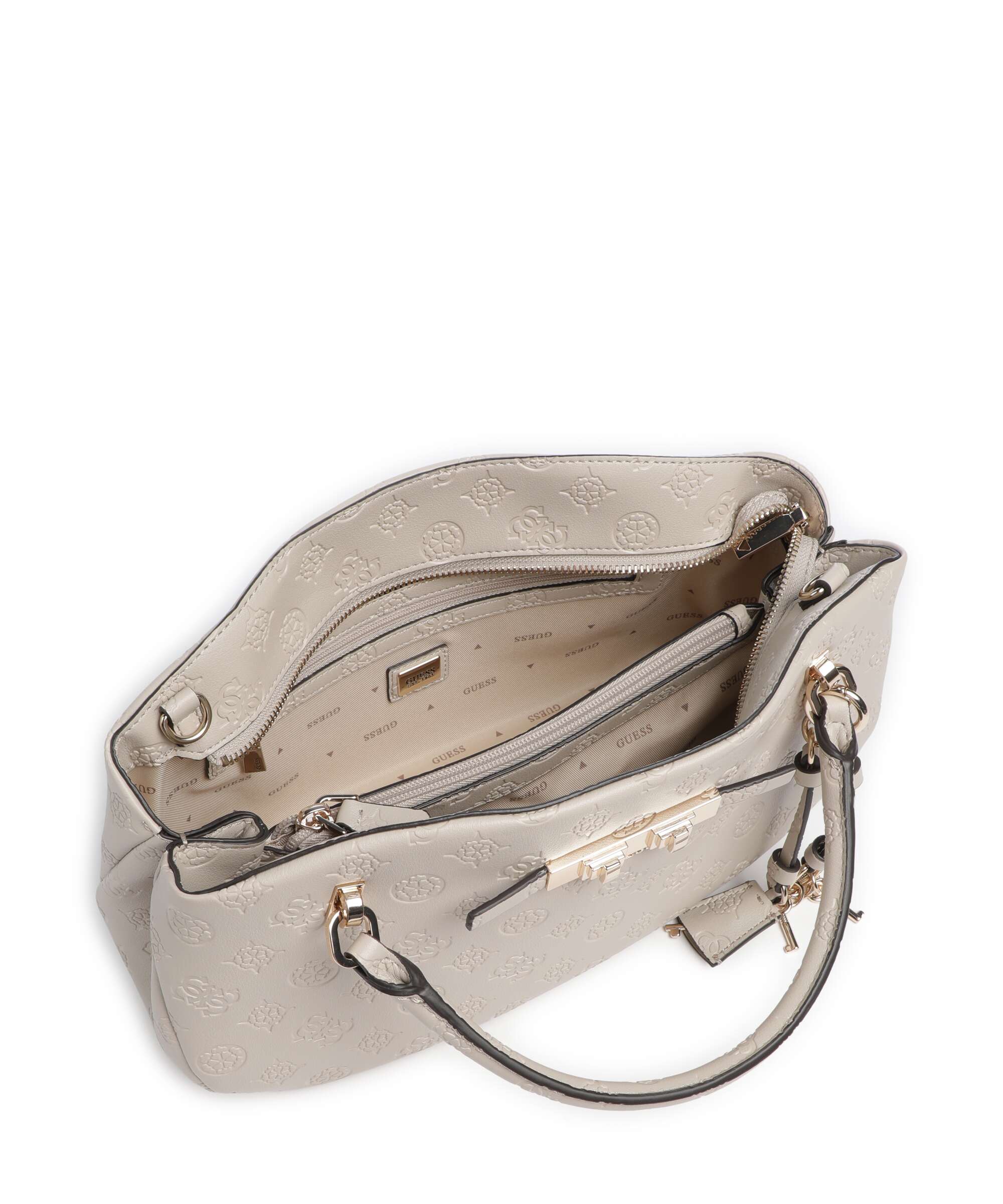 Guess Carmella Handbag bone logo