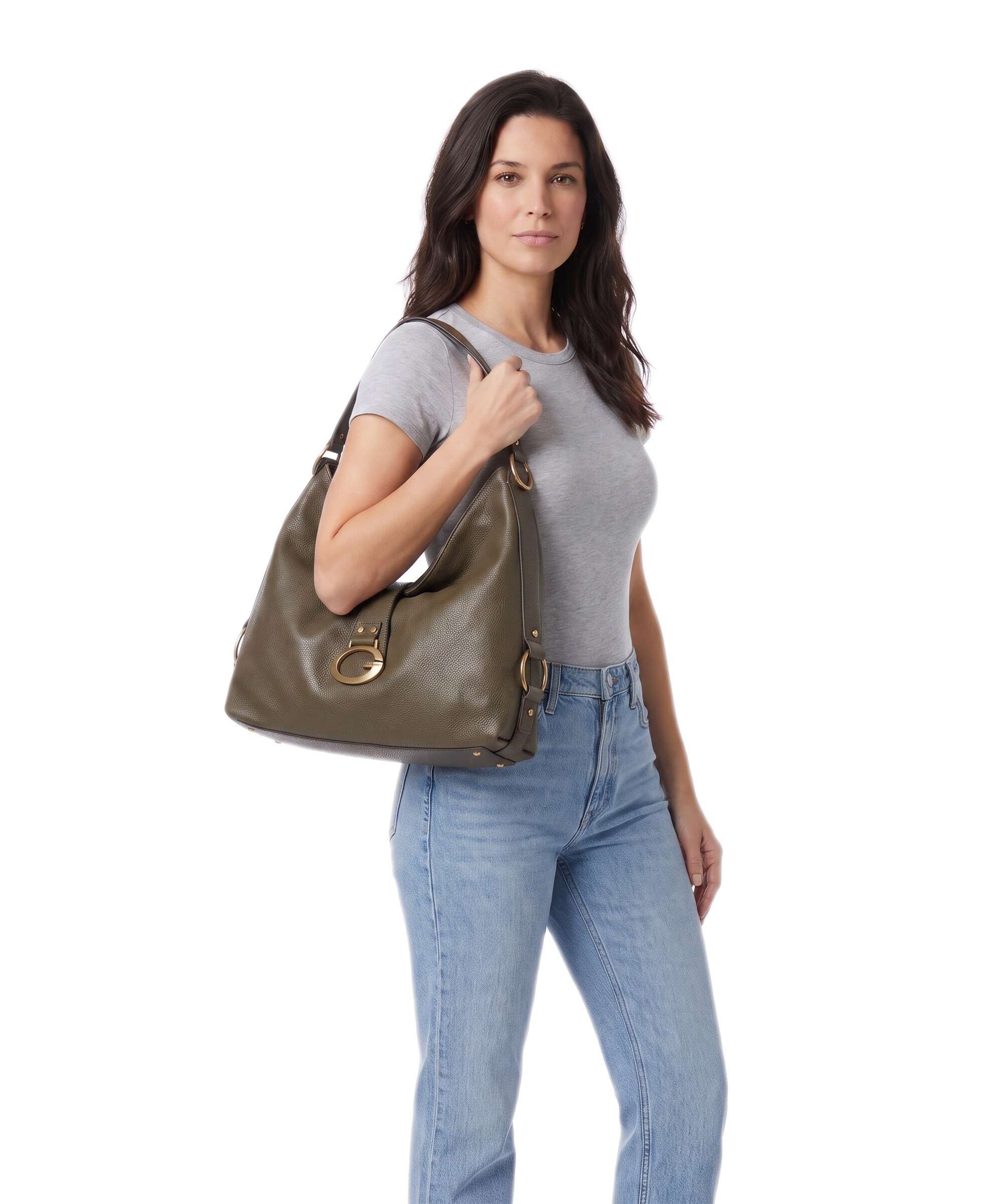Guess Camden Large Hobo bag olive
